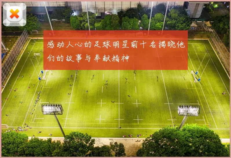 感动人心的足球明星前十名揭晓他们的故事与奉献精神